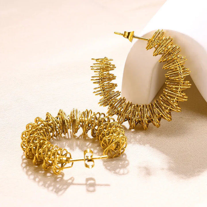Wire Branches Hoops