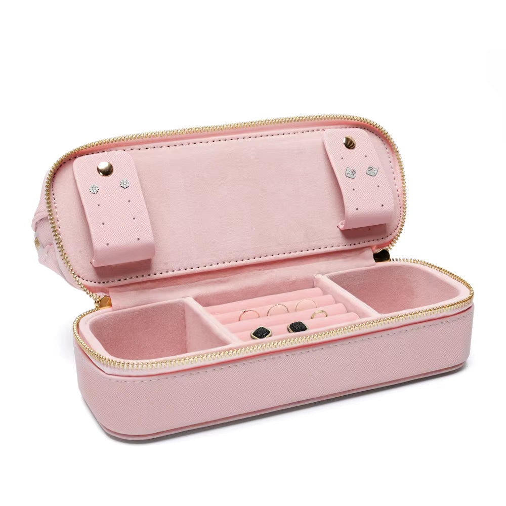 Ysure New Trend Double-deck Elegant Capacity Zipper Toiletry Beauty Jewelry Storage Bag Women Makeup Portable Cosmetic Bag