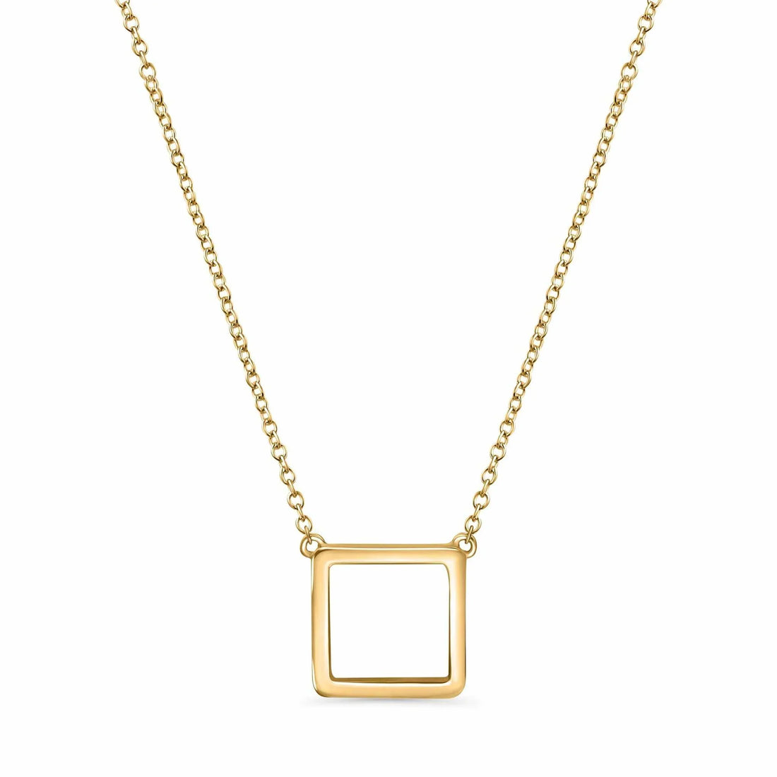 Square Hollow Necklace